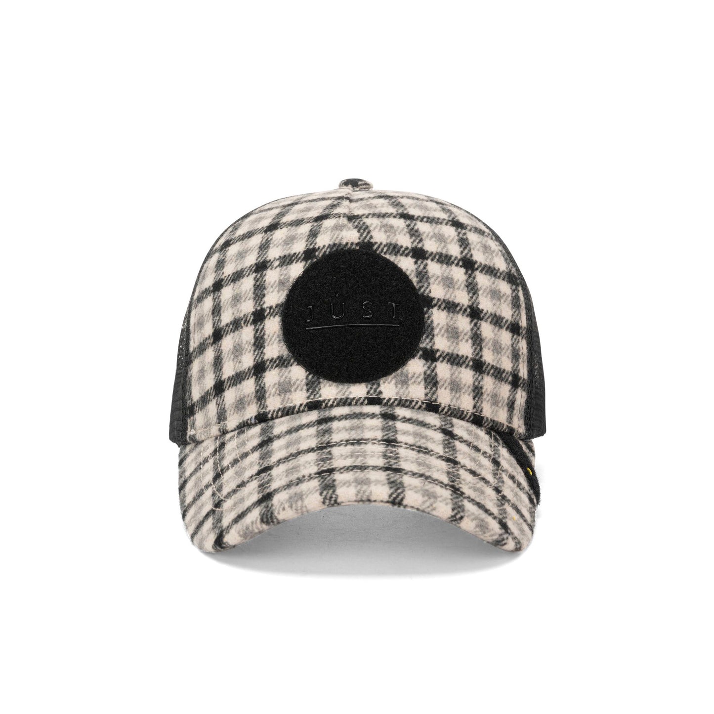 TRUCKER MICRO CHECK BLACK